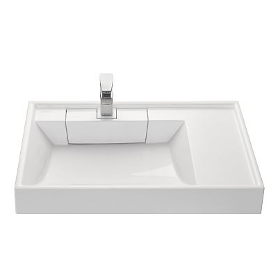 1A72113KRW010 раковина для стиральной машины РЕЙН 80 /50х80х13,8/ (белый) фото 4