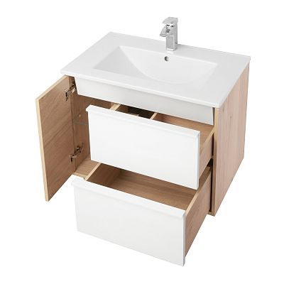 Тумба под раковину Aquaton Бостон 75 дуб эврика (1A240101BN010) фото 1