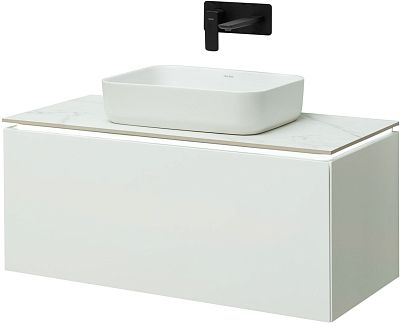 Тумба под раковину Allen Brau Infinity 100 1.21004.WM белый матовый фото 5