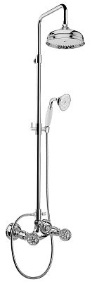 Душевая система Webert Karenina КА760405 Хром/золото/кристаллы Swarovski фото 1