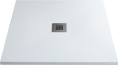 Душевой поддон Allen Brau Priority 100x80 8.31003-21 белый камень фото 3