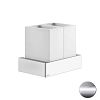 Стакан двойной Gessi Rettangolo Shower 20810-706 черный металл фото 1