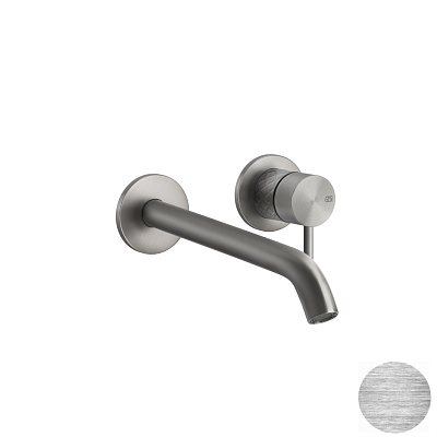 Смеситель Gessi Gessi316 Intreccio 54186-707 шлифованный черный металл фото 1