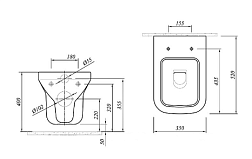 Подвесной унитаз Cezares Vale CZR-430