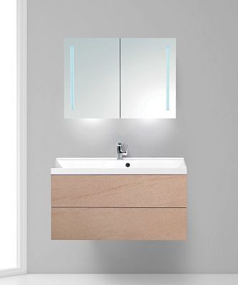 Тумба под раковину BelBagnо Regina REGINA-1000-2C-SO-RB-BLUM Rosso Basalto фото 1