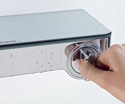 Термостатический однорычажный смеситель для душа Hansgrohe Shower Tablet Select 13171400 фото 6