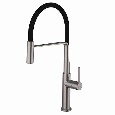 Смеситель для кухни с съемным изливом Clever Chef SLIM MATE 60144 матовый фото 1