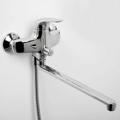 Rossel 2802L Смеситель для ванны с длинным изливом фото 2