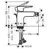 Смеситель для биде Hansgrohe Talis E 71720140 фото 2