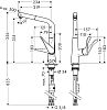 Смеситель Hansgrohe Metris 14821000 фото 2
