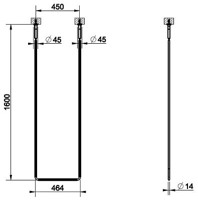 Полотенцедержатель Gessi Goccia Accessories 38144-147 шлифованный хром фото 2