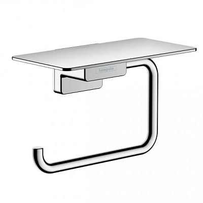 Держатель для туалетной бумаги с полкой HANSGROHE AddStoris 41772000 Хром фото 1