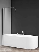 Шторка на ванну 800*1400мм., стекло 6мм, цвет профиля хром.