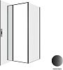 Душевой уголок Allen Brau Priority 90x90 3.31027.BBA + 3.31045.BBA черный браш фото 4