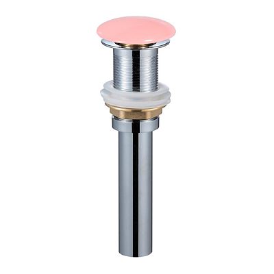 AQM7002-0MP Донный клапан без перелива, керамическая накладка, цвет розовый матовый фото 1
