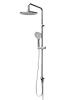 F0790000 Gem душ.система, набор: верхн.душ d 220 мм, ручн.душ 1 ф-ция d 110 мм, переключатель, хром, фото 1