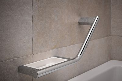 Поручень Keuco Plan 14909 012037 с мыльницей фото 3