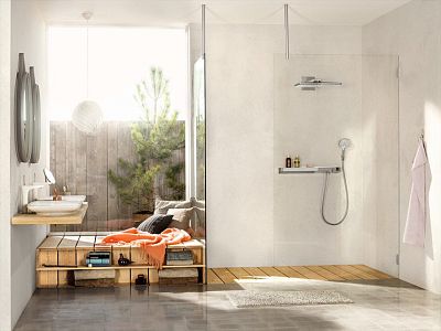 Верхний душ Hansgrohe Rainmaker Select 460 3 jet 24007600 фото 9