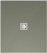 Душевой поддон Allen Brau Priority 100x80 8.31003-CGM олива фото 1