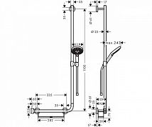 Душевой гарнитур Hansgrohe Raindance Select S 120 Unic Comfort 26326400