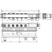 Скрытая часть Hansgrohe RainSelect для 4 потребителей 15312180