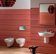 E4345G-00 унитаз MIDEO/BRIVE подвесной /52х36/ (бел)