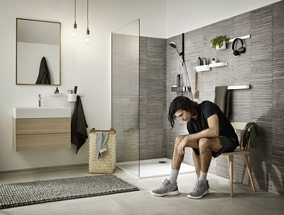 Полотенцедержатель HANSGROHE WallStoris 27926700 Матовый белый фото 4