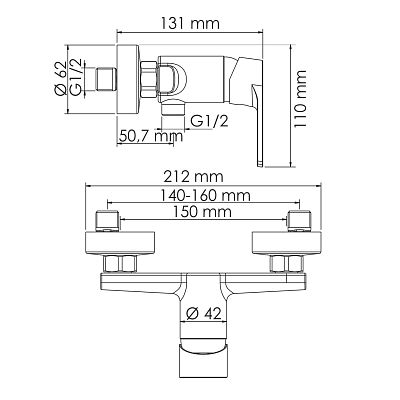 Dill 6102 Смеситель для душа фото 4