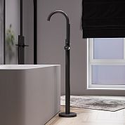 365000300 Scandinavian Pure смеситель для ванны и душа, отдельностоящий, черный матовый