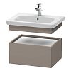 Тумба подвесная Duravit DuraStyle DS628004343 базальт матовый фото 1