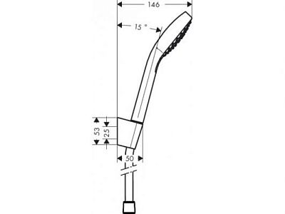 Душевая лейка Hansgrohe Croma Select S 26410400 фото 2