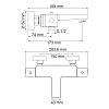 Alme 1511 Thermo Термостатический смеситель для ванны фото 11
