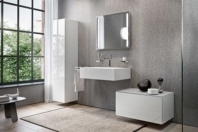 Боковая тумба Keuco Edition 90 39027 210000 1000 x400x485 мм 1 ящик корпус и фасад глянцевый лак белый фото 4