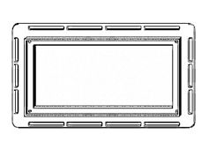 РАСПРОДАЖА Монтажная рамка для кнопки смыва Viega Visign for More 643096 заподлицо с плиткой, хромированная