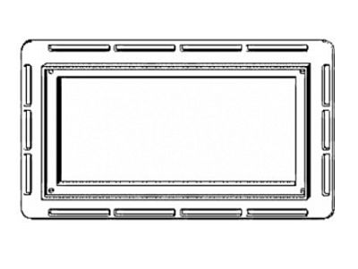 РАСПРОДАЖА Монтажная рамка для кнопки смыва Viega Visign for More 643096 заподлицо с плиткой, хромированная фото 3