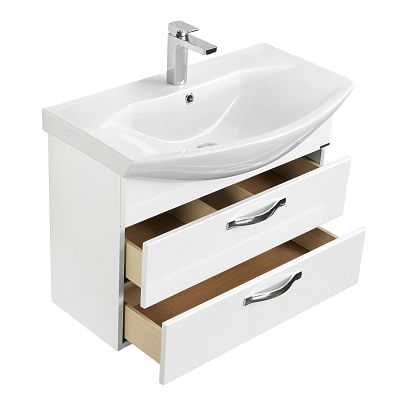 Тумба-умывальник подвесная Aquaton Ария 80 М 1A140801AA010 фото 2