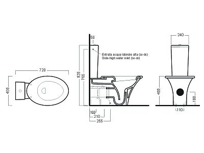 Унитаз напольный Hatria Sculture YXZ401 фото 2