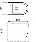 Унитаз подвесной BelBagno Marmi BB052CHR