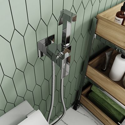 A71138 Встраиваемый смеситель для душа с гигиенической лейкой фото 2