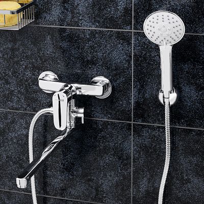 Vils 5602L Смеситель для ванны с длинным изливом фото 2
