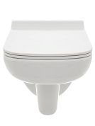 AQM2007 Унитаз подвесной с сиденьем SoftClose, технология смыва Rimless. 550х350х375