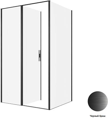 Душевой уголок Allen Brau Priority 120x80 3.31009.BBA + 3.31015.BBA черный браш фото 13