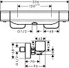 Термостат Hansgrohe Ecostat E 15773000 BM для душа фото 2