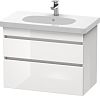 Тумба подвесная Duravit DuraStyle DS648402222 белый глянцевый фото 1