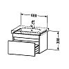Тумба подвесная Duravit DuraStyle DS638301414 терра фото 2