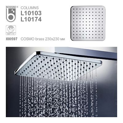 Душевая стойка Bossini Cosmo L10103.073 черный матовый фото 5