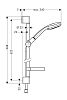 Душевой гарнитур Hansgrohe Croma 100 Unica'C Multi 27775000 фото 2