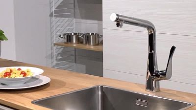 Смеситель для кухни Hansgrohe Metris Select 14847000 Хром фото 5