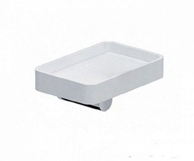 Мыльница с держателем Webert Living LV500101 Белый/хром фото 1