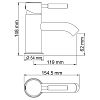 Main 4105 Смеситель для умывальника фото 11